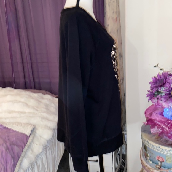 Seven7 Women’s Beaded Sweatshirt - Picture 4 of 8